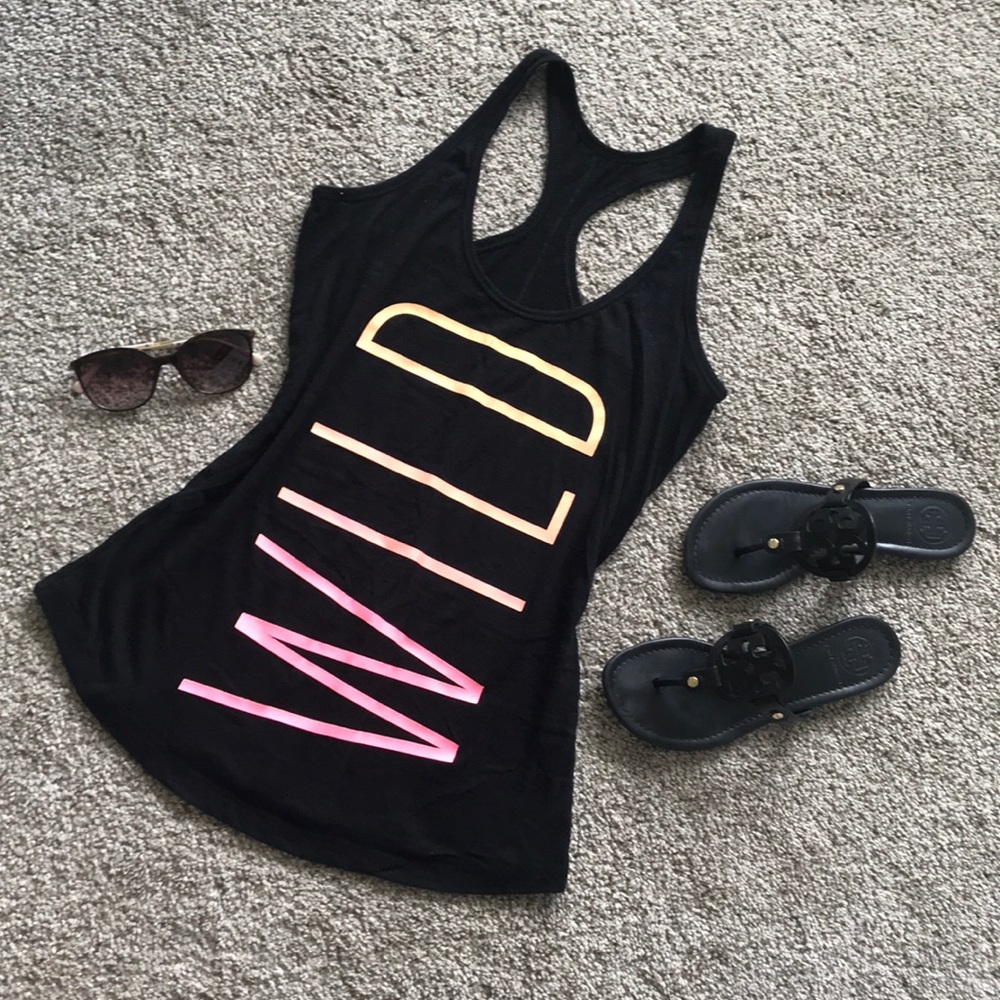 DONATING NEXT WEEK- WILD racer back tank
